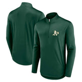 Athletics Quarterback Quarter-Zip Top Green
