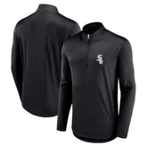 Chicago White Sox Quarterback Quarter-Zip Top Black