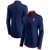 Minnesota Twins Women's Corner Quarter-Zip Top Navy