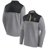 Vegas Golden Knights Fanatics Launch It Quarter-Zip Jacket Heather Gray