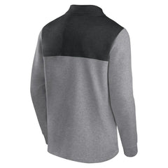 Vegas Golden Knights Fanatics Launch It Quarter-Zip Jacket Heather Gray