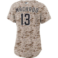 Manny Machado San Diego Padres Women's USMC Alternate Replica Player Jersey Camo | Nike
