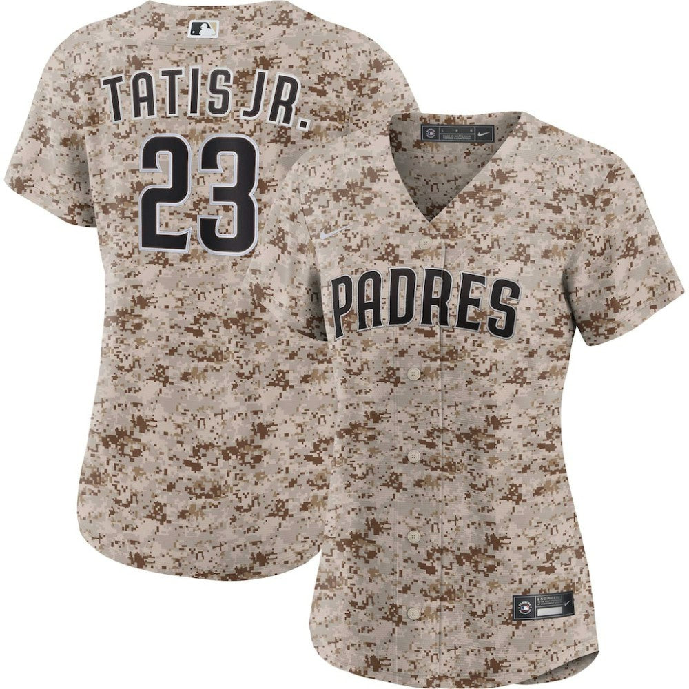 Fernando Tatis Jr. San Diego Padres Women's USMC Alternate Replica Player Jersey - Camo