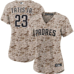 Fernando Tatis Jr. San Diego Padres Women's USMC Alternate Replica Player Jersey - Camo