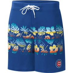 Chicago Cubs G-III Sports by Carl Banks Breeze Volley Swim Shorts Royal