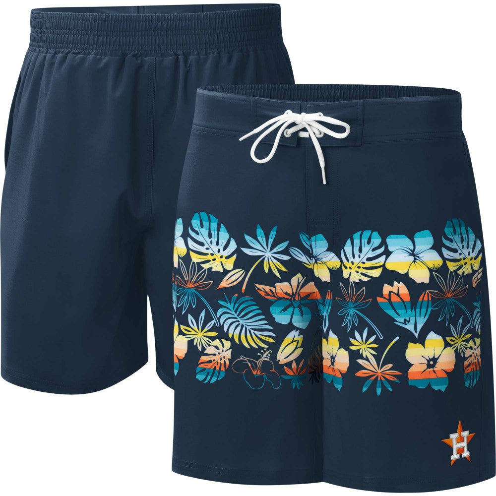 Houston Astros G-III Sports by Carl Banks Breeze Volley Swim Shorts Navy