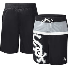 Chicago White Sox G-III Sports by Carl Banks Sea Wind Swim Shorts Black