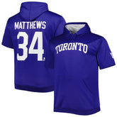 Auston Matthews Toronto Maple Leafs Fanatics Big & Tall Name & Number Pullover Hoodie Blue