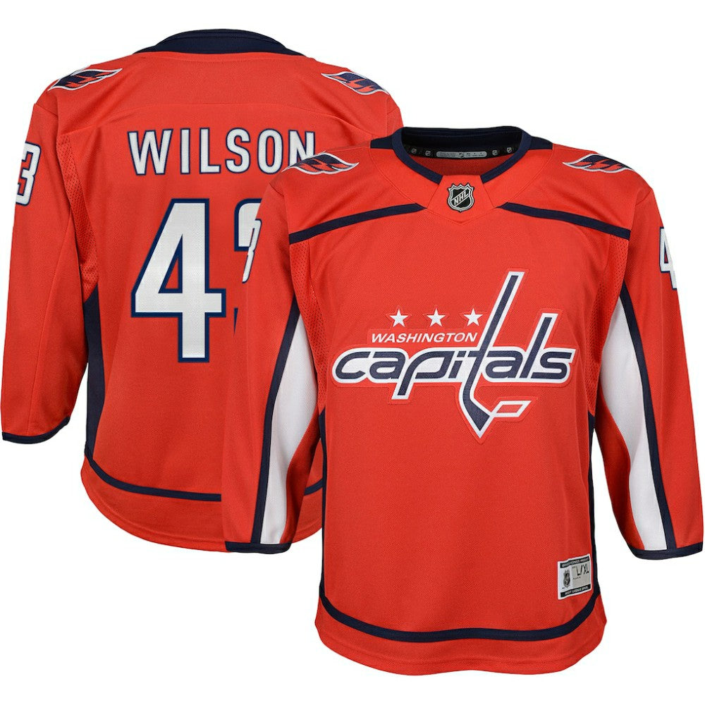 Tom Wilson Washington Capitals Youth 2022/23 Premier Player Jersey Red