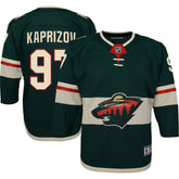 Kirill Kaprizov Minnesota Wild Youth Home Premier Player Jersey Green
