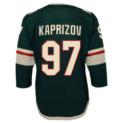 Kirill Kaprizov Minnesota Wild Youth Home Premier Player Jersey Green