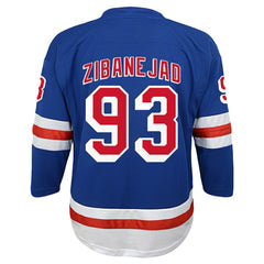Mika Zibanejad New York Rangers Youth Home Replica Player Jersey Blue