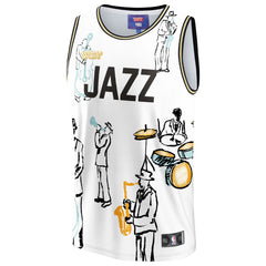 Utah Jazz NBA & KidSuper Studios Unisex Hometown Jersey - White