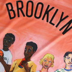 Brooklyn Nets NBA & KidSuper Studios Unisex Hometown Jersey - Coral