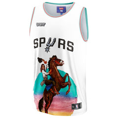 San Antonio Spurs NBA & KidSuper Studios Unisex Hometown Jersey - White