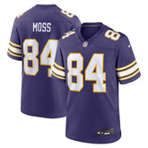 Randy Moss Minnesota Vikings Classic Retired Player Game Jersey - Purple