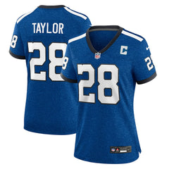 Jonathan Taylor Indianapolis Colts Women's Indiana Nights Alternate Game Jersey - Royal