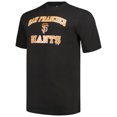San Francisco Giants Profile Big & Tall T-Shirt Combo Pack Black/Heather Gray