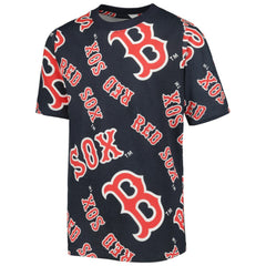 Boston Red Sox Stitches Youth Allover Team T-Shirt Navy