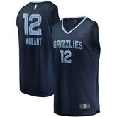 Ja Morant Memphis Grizzlies Big & Tall Fast Break Player Jersey Navy Icon Edition - Fanatics discount