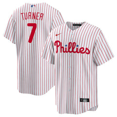 Trea Turner Philadelphia Phillies Home Replica Player Jersey - White
