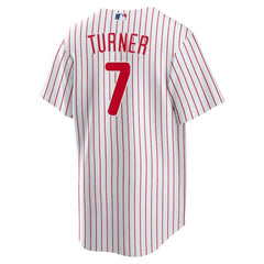 Trea Turner Philadelphia Phillies Home Replica Player Jersey - White