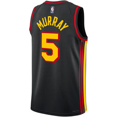 Dejounte Murray Atlanta Hawks Jordan Brand Unisex Swingman Jersey - Statement Edition - Black for sale
