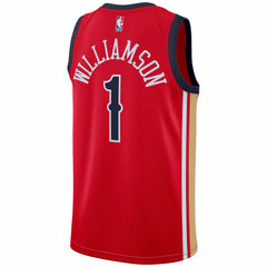 Zion Williamson New Orleans Pelicans Jordan Brand Unisex Swingman Jersey - Statement Edition - Red for sale