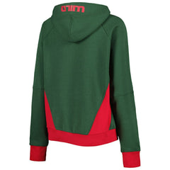 Minnesota Wild Starter Women's Wishbone Half-Zip Hoodie Green