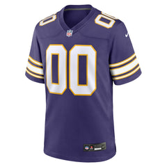 Minnesota Vikings Classic Custom Game Jersey - Purple