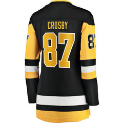 Sidney Crosby Pittsburgh Penguins Fanatics Women's Captain Patch Home Breakaway Jersey Black