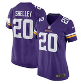 Duke Shelley Minnesota Vikings Women's Home Game Player Jersey - Purple