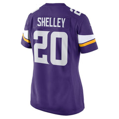 Duke Shelley Minnesota Vikings Women's Home Game Player Jersey - Purple