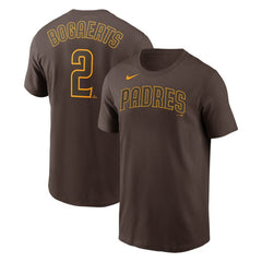 Xander Bogaerts San Diego Padres Name & Number T-Shirt Brown | Nike