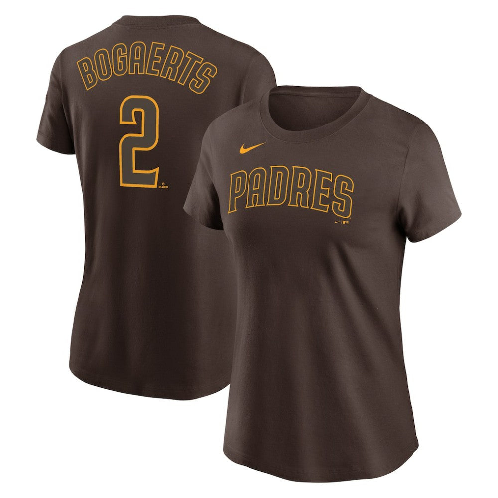 Xander Bogaerts San Diego Padres Women's Name & Number T-Shirt Brown | Nike