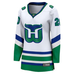 Sebastian Aho Carolina Hurricanes Fanatics Women's Throwback Breakaway Jersey White