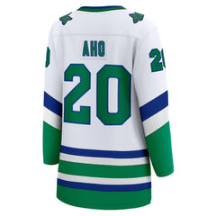 Sebastian Aho Carolina Hurricanes Fanatics Women's Throwback Breakaway Jersey White