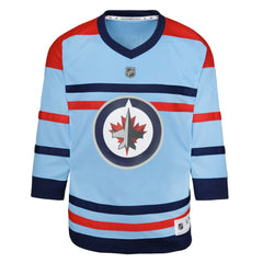 Winnipeg Jets Youth Anniversary Replica Jersey Light Blue