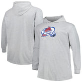 Colorado Avalanche Big & Tall Pullover Hoodie Heather Gray