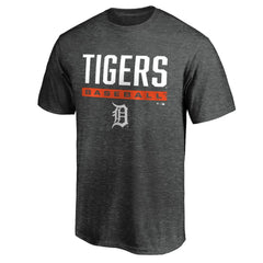 Detroit Tigers Team Win Stripe T-Shirt Charcoal