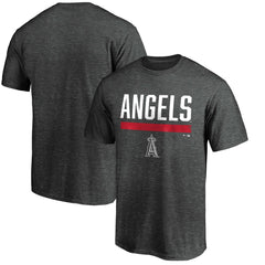 Los Angeles Angels Team Win Stripe T-Shirt Charcoal