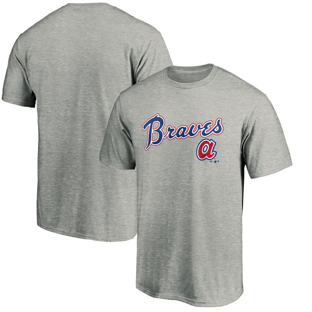 Atlanta Braves Team Wahconah T-Shirt Heather Gray