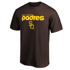San Diego Padres Team Cooperstown Collection Wahconah T-Shirt Brown
