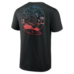 Miami Marlins Team Hometown Collection Surf's Up T-Shirt Black