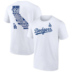 Los Angeles Dodgers Team Hot Shot T-Shirt White