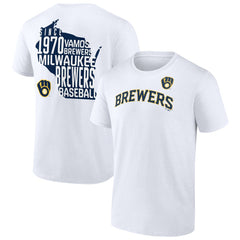 Milwaukee Brewers Team Hot Shot T-Shirt White