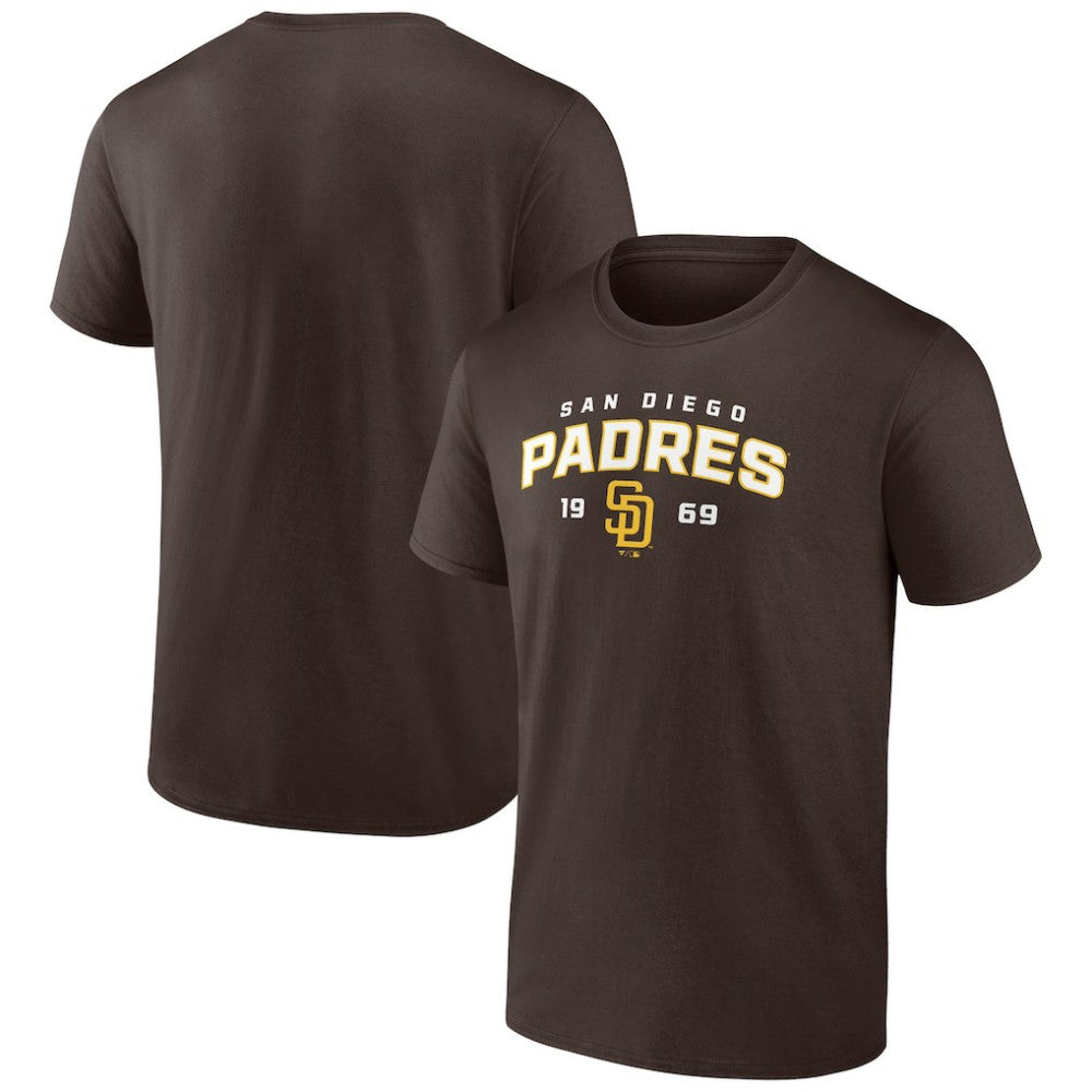 San Diego Padres Team Rebel T-Shirt Brown