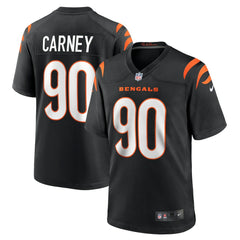 Owen Carney Cincinnati Bengals Home Game Player Jersey - Black