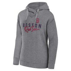 Profile Boston Red Sox Women's Plus Size Pullover Hoodie Heather Gray