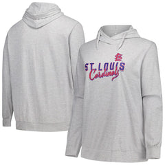 Profile St. Louis Cardinals Women's Plus Size Pullover Hoodie Heather Gray